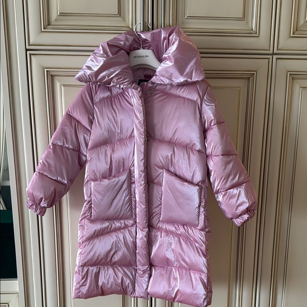 Pink Kids Puffer Jacket